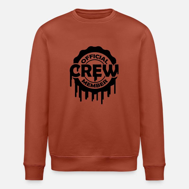 official_crew_member_01 - Stanley/Stella Unisex Bio-Sweatshirt ROLLER - Terrakotta