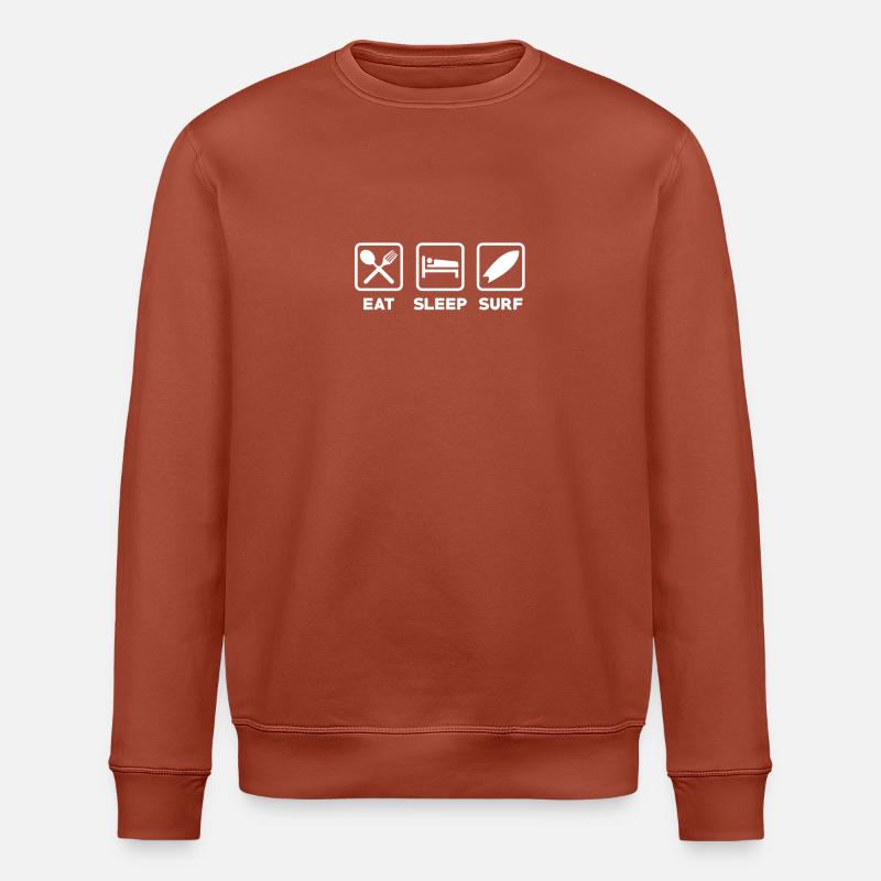 surfer - Stanley/Stella ROLLER Unisex Organic Sweatshirt - heritage brown