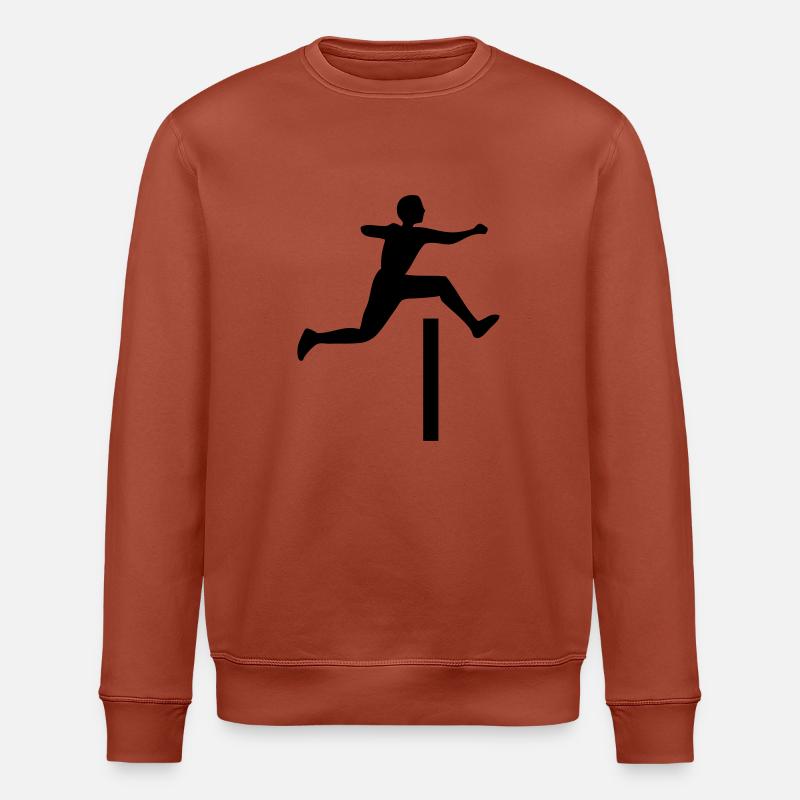 saut Course de haies - Sweat bio ROLLER Stanley/Stella Unisexe - terracotta