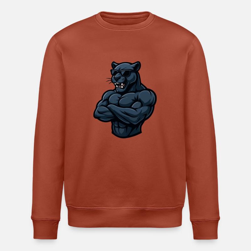 Bande dessinée Panthère - Sweat bio ROLLER Stanley/Stella Unisexe - terracotta