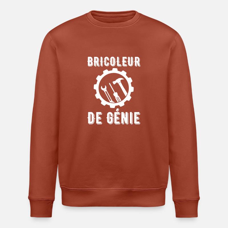 Bricoleur bricolage - Sweat bio ROLLER Stanley/Stella Unisexe - terracotta