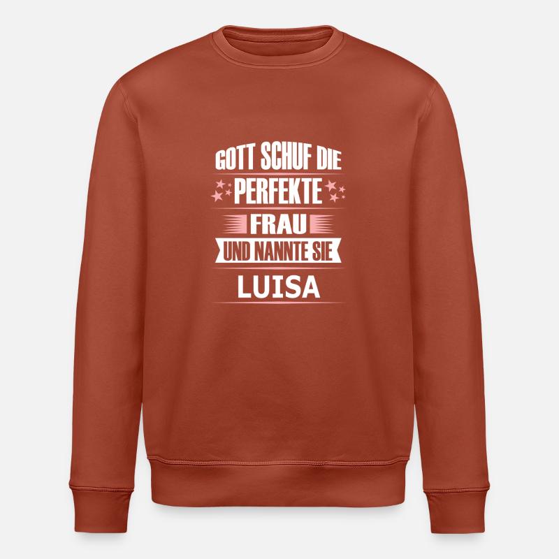 LUISA - Stanley/Stella Unisex Bio-Sweatshirt ROLLER - Terrakotta