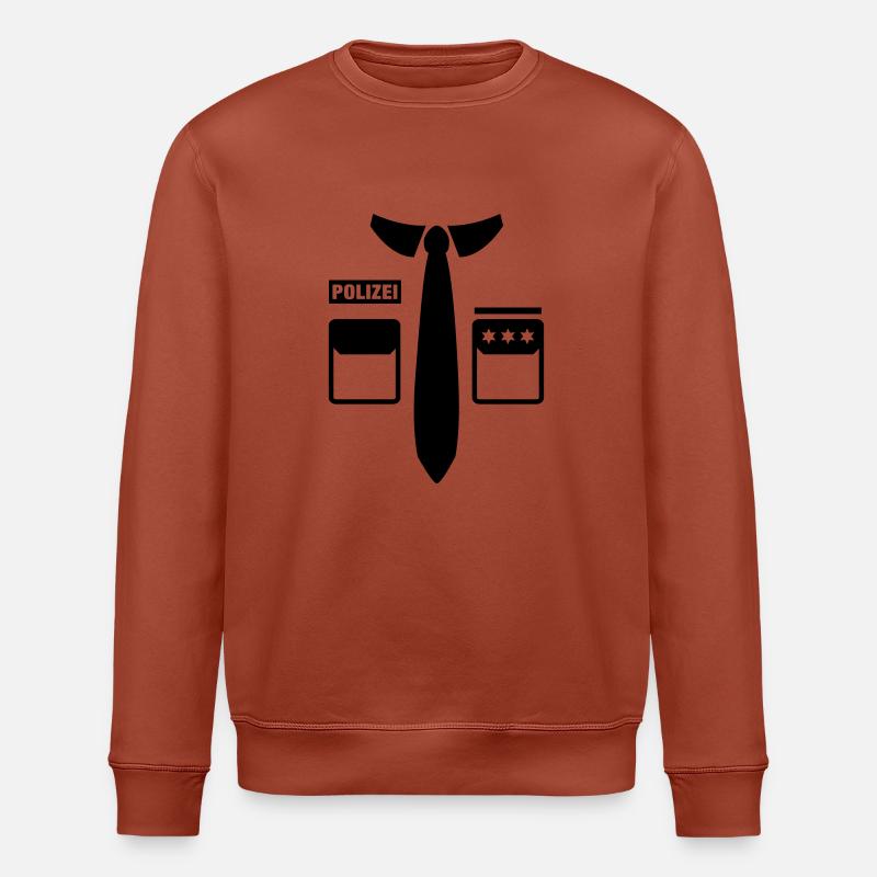 polizei_uniform_f1 - Sweat bio ROLLER Stanley/Stella Unisexe - terracotta