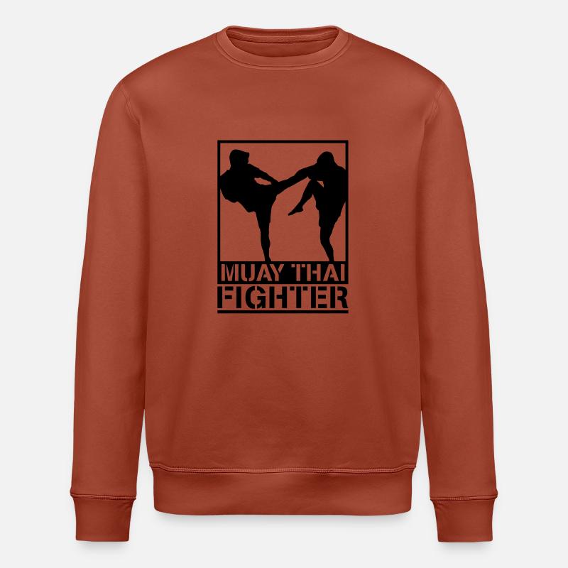 muay_thai_fighter__f1 - Stanley/Stella Unisex Bio-Sweatshirt ROLLER - Terrakotta