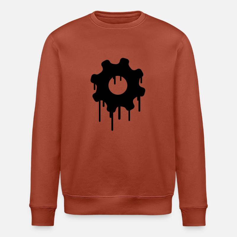 Gears Graffiti - Stanley/Stella Unisex Bio-Sweatshirt ROLLER - Terrakotta
