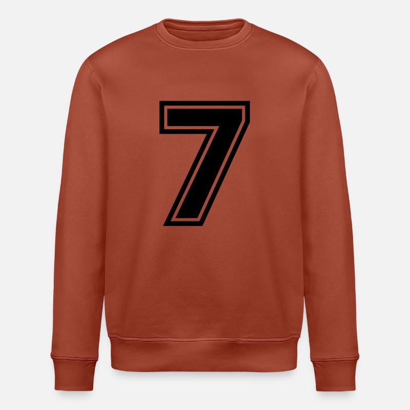 number_seven - Sweat bio ROLLER Stanley/Stella Unisexe - terracotta