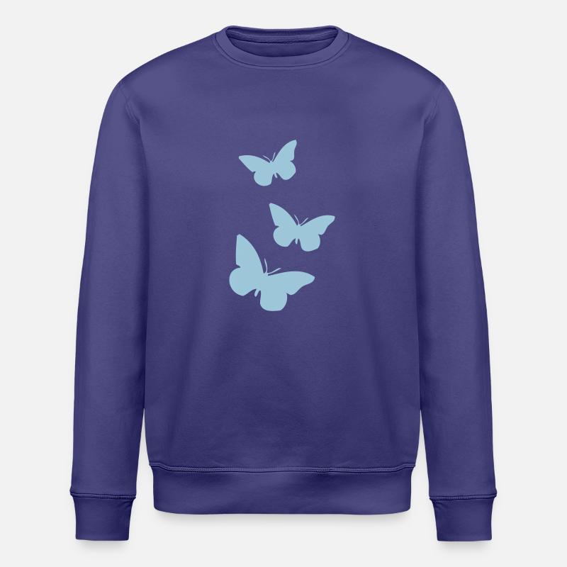 Schmetterling - Stanley/Stella Unisex Bio-Sweatshirt ROLLER - Dämmerung