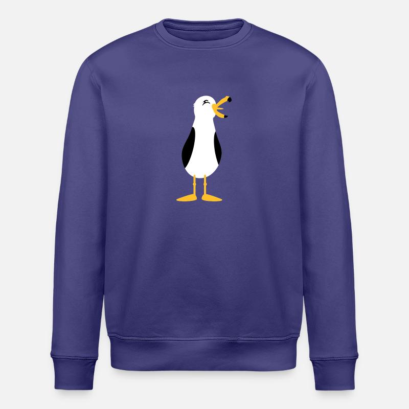 Seagull / Seagull (3c) - Stanley/Stella ROLLER Unisex Organic Sweatshirt - dusk