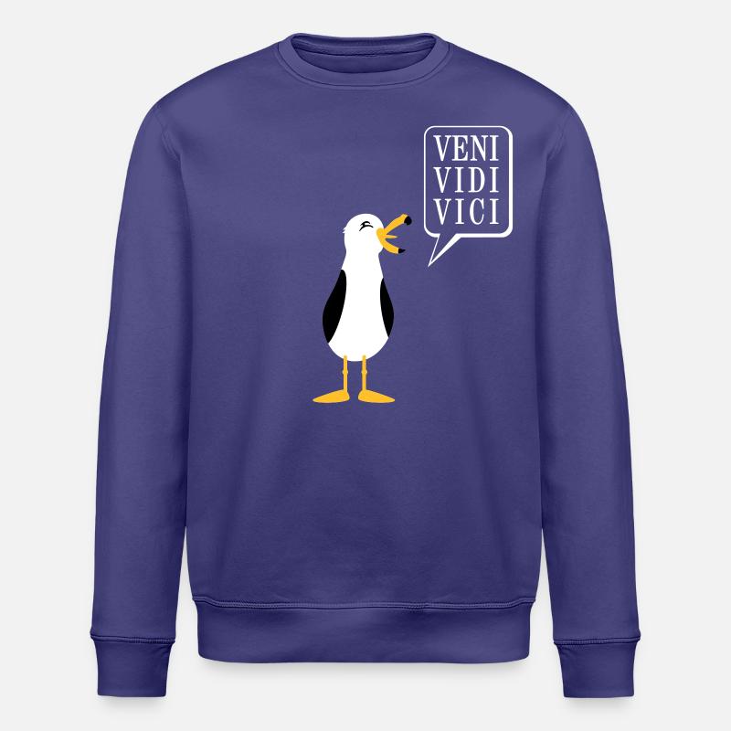 Möwe / seagull (3c) - Stanley/Stella Unisex Bio-Sweatshirt ROLLER - Dämmerung