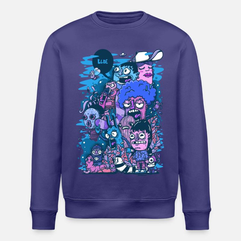 Blaues Projekt - Stanley/Stella Unisex Bio-Sweatshirt ROLLER - Dämmerung