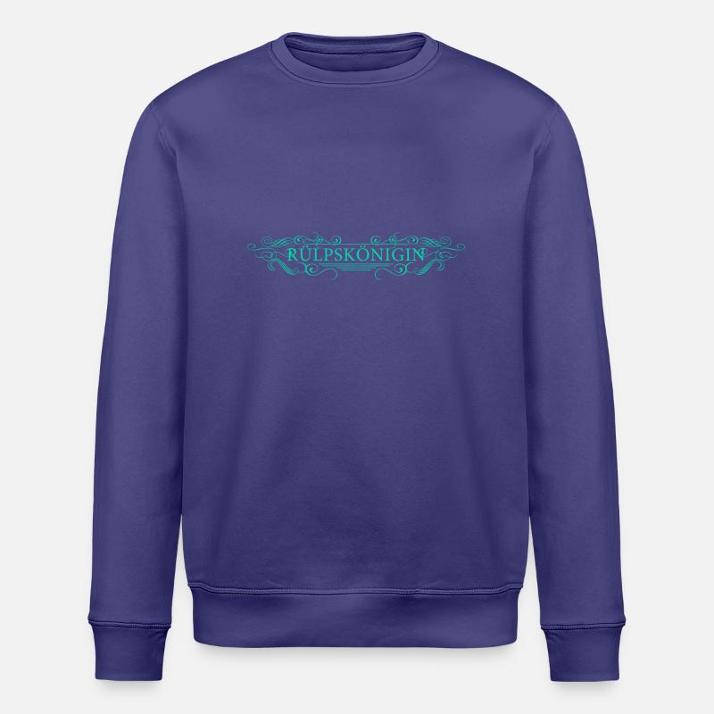 Rülpskönigin (Front) - Stanley/Stella Unisex Bio-Sweatshirt ROLLER - Dämmerung