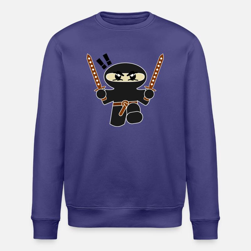 Kleiner Ninja Black - Stanley/Stella Unisex Bio-Sweatshirt ROLLER - Dämmerung