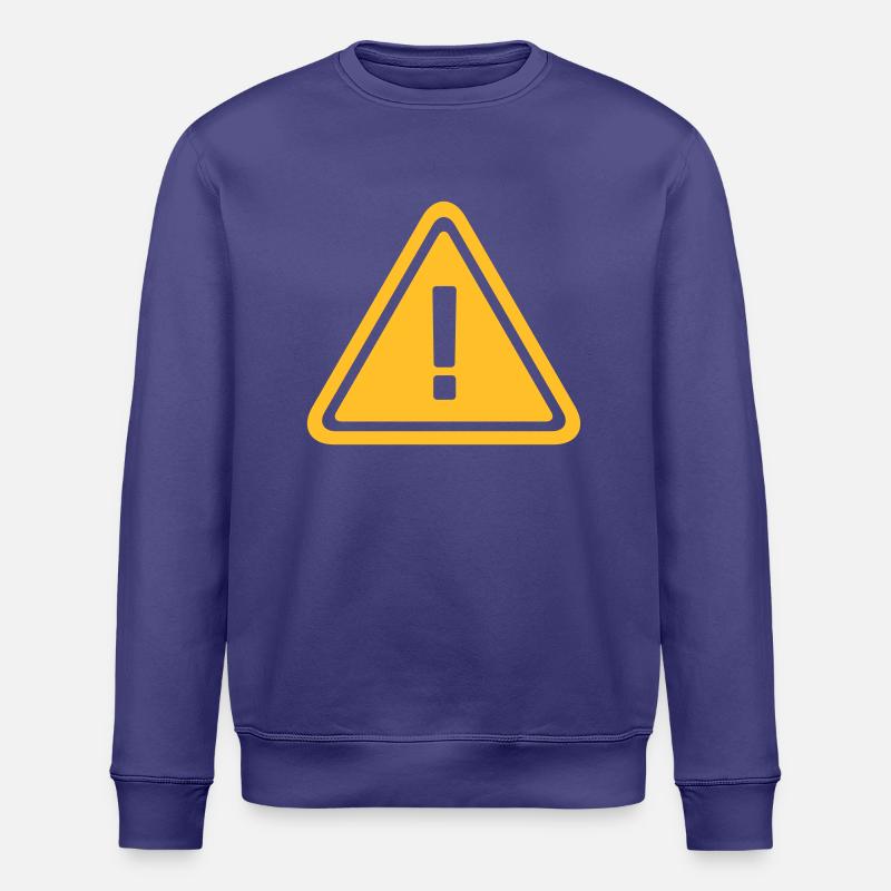 signs attention - Stanley/Stella Unisex Bio-Sweatshirt ROLLER - Dämmerung