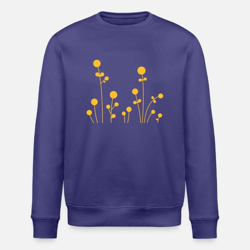 149_blumen_2 - Stanley/Stella Unisex Bio-Sweatshirt ROLLER - Dämmerung