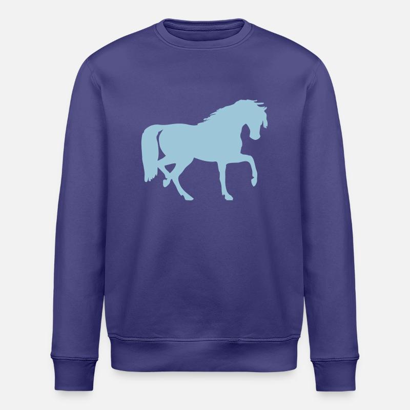 Cheval - Sweat bio ROLLER Stanley/Stella Unisexe - crépuscule