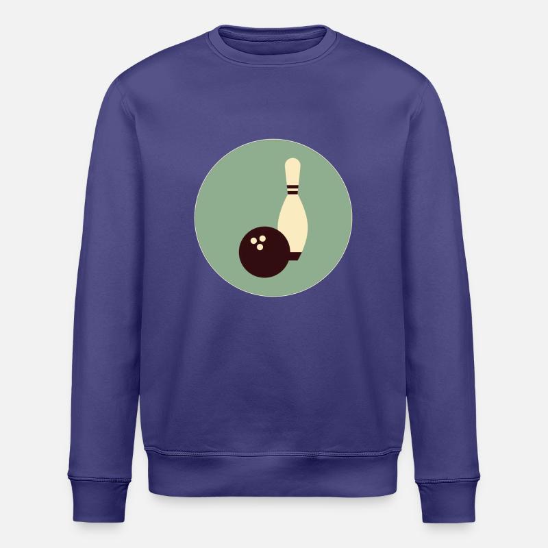 STRIKE -Bowling Star - Sweat bio ROLLER Stanley/Stella Unisexe - crépuscule
