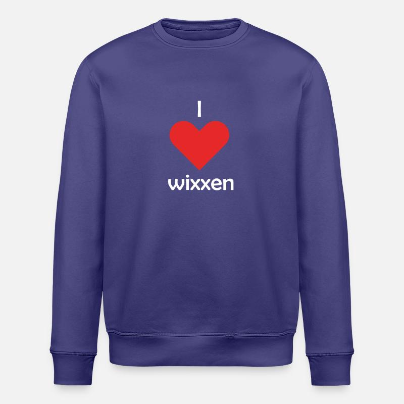 I LOVE WIXXEN - Stanley/Stella Unisex Bio-Sweatshirt ROLLER - Dämmerung