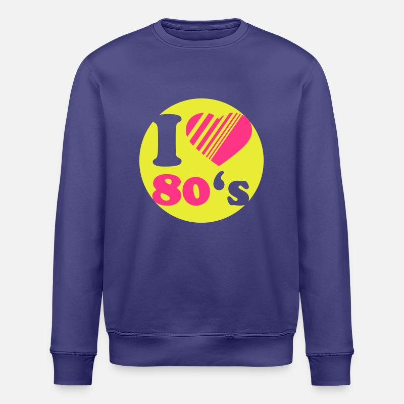 I Love 80 s - Sweat bio ROLLER Stanley/Stella Unisexe - crépuscule