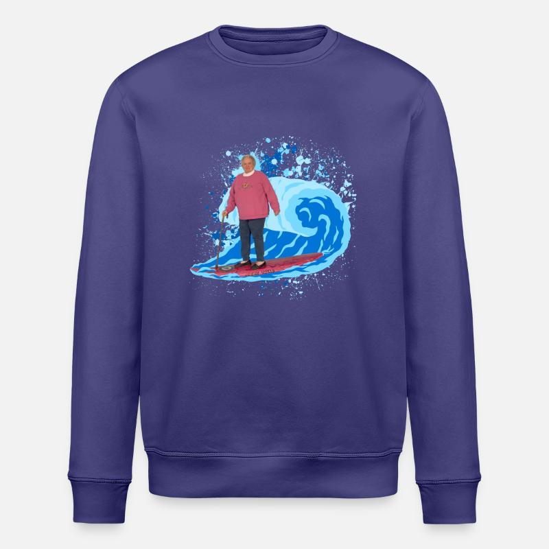 Surf mamie - Sweat bio ROLLER Stanley/Stella Unisexe - crépuscule