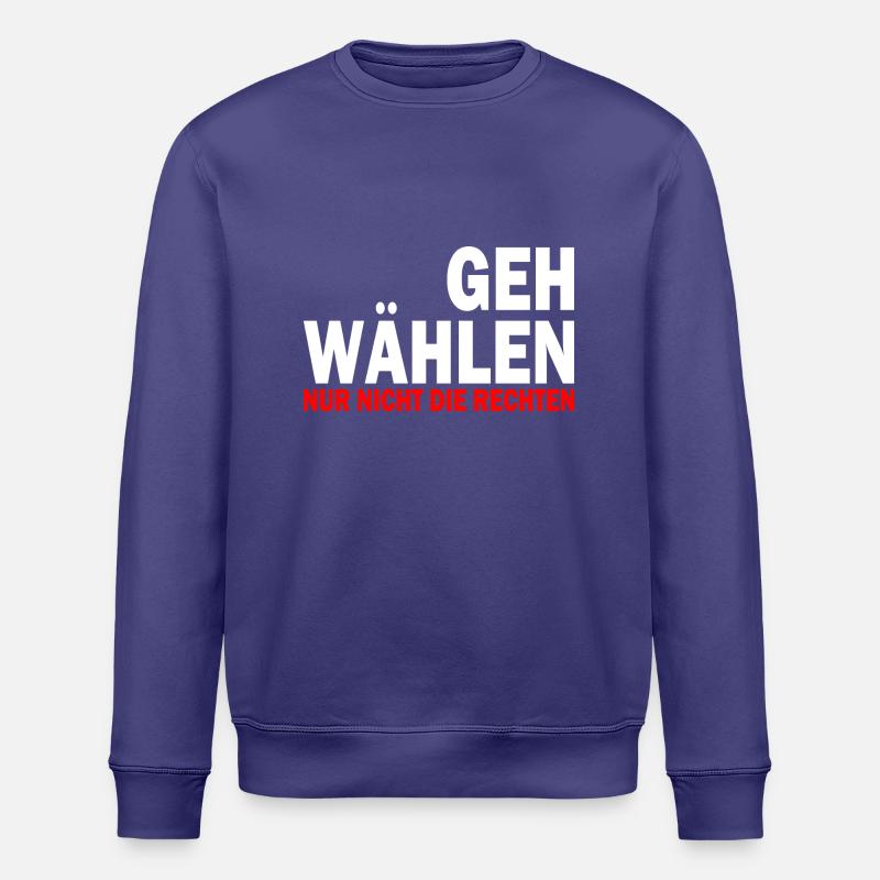 GEH WÄHLEN - Stanley/Stella Unisex Bio-Sweatshirt ROLLER - Dämmerung