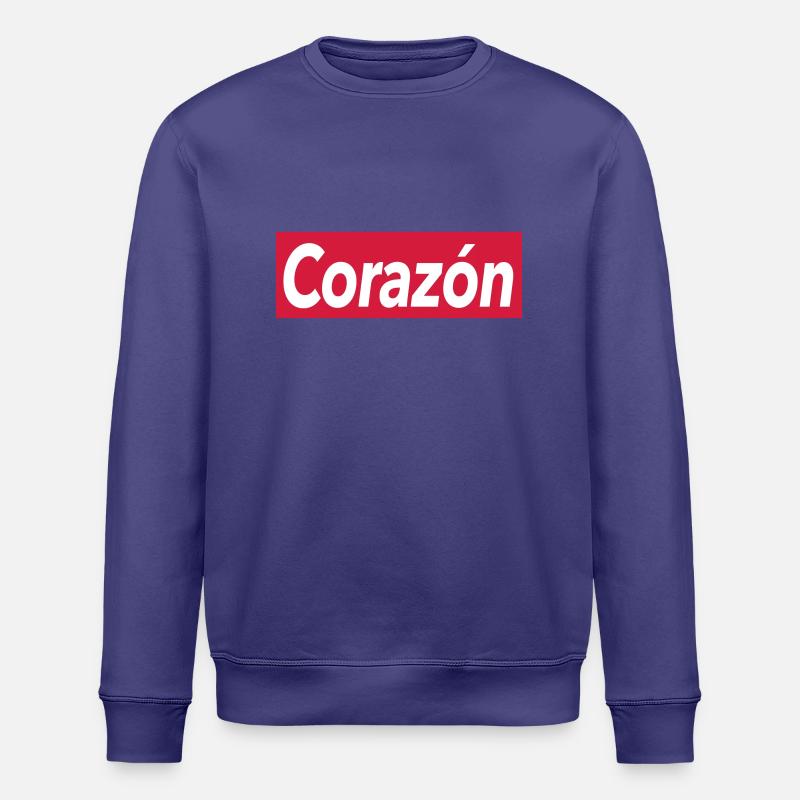 Corazon - Herz - Stanley/Stella Unisex Bio-Sweatshirt ROLLER - Dämmerung