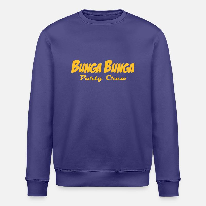 BungaBunga Party Crew - Sweat bio ROLLER Stanley/Stella Unisexe - crépuscule