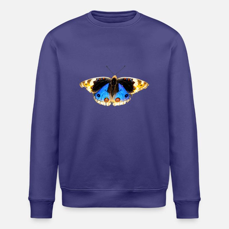 fleurs papillon papillon fleurs - Sweat bio ROLLER Stanley/Stella Unisexe - crépuscule