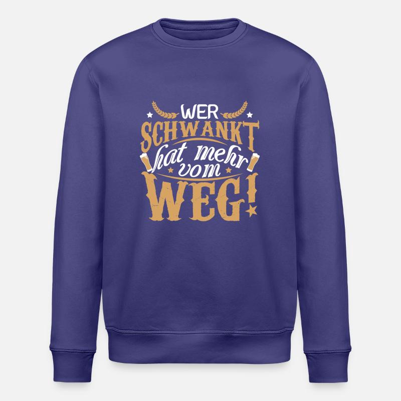 Wer Schwankt - Stanley/Stella Unisex Bio-Sweatshirt ROLLER - Dämmerung