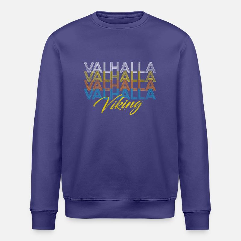 Valhalla Walhalla Viking Wikinger - Stanley/Stella Unisex Bio-Sweatshirt ROLLER - Dämmerung
