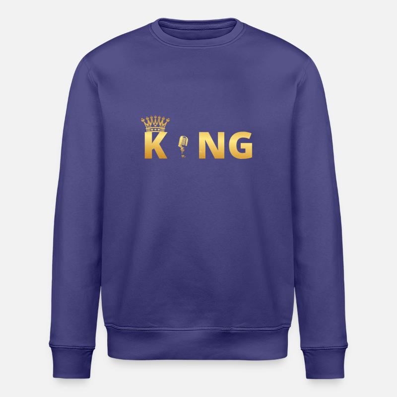 giftgamesmaster god MIKROFON MICROFON MI - Stanley/Stella ROLLER Unisex Organic Sweatshirt - dusk