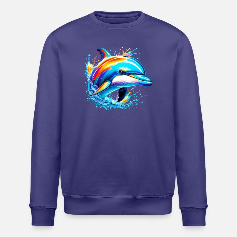 Delfin - Stanley/Stella Unisex Bio-Sweatshirt ROLLER - Dämmerung