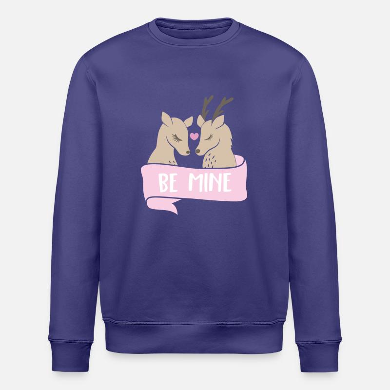 Be mine Rehe - Stanley/Stella Unisex Bio-Sweatshirt ROLLER - Dämmerung