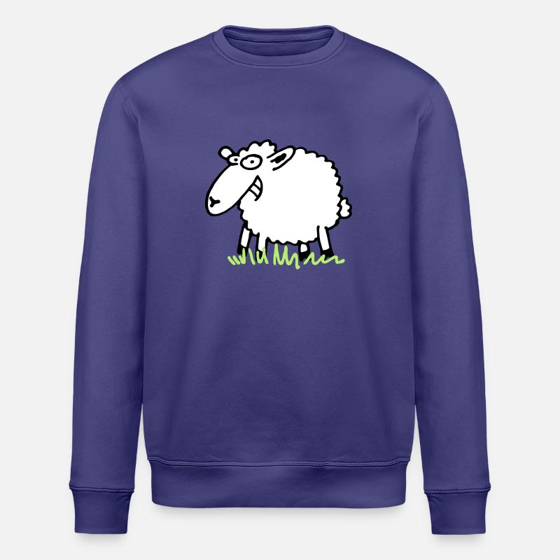 Grinsendes Schaf - Stanley/Stella Unisex Bio-Sweatshirt ROLLER - Dämmerung