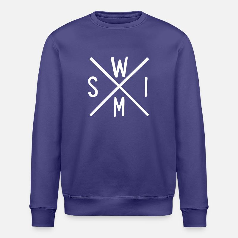 schwimmen - Stanley/Stella Unisex Bio-Sweatshirt ROLLER - Dämmerung