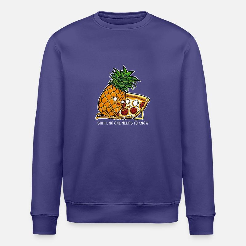 Pizza et ananas - Sweat bio ROLLER Stanley/Stella Unisexe - crépuscule