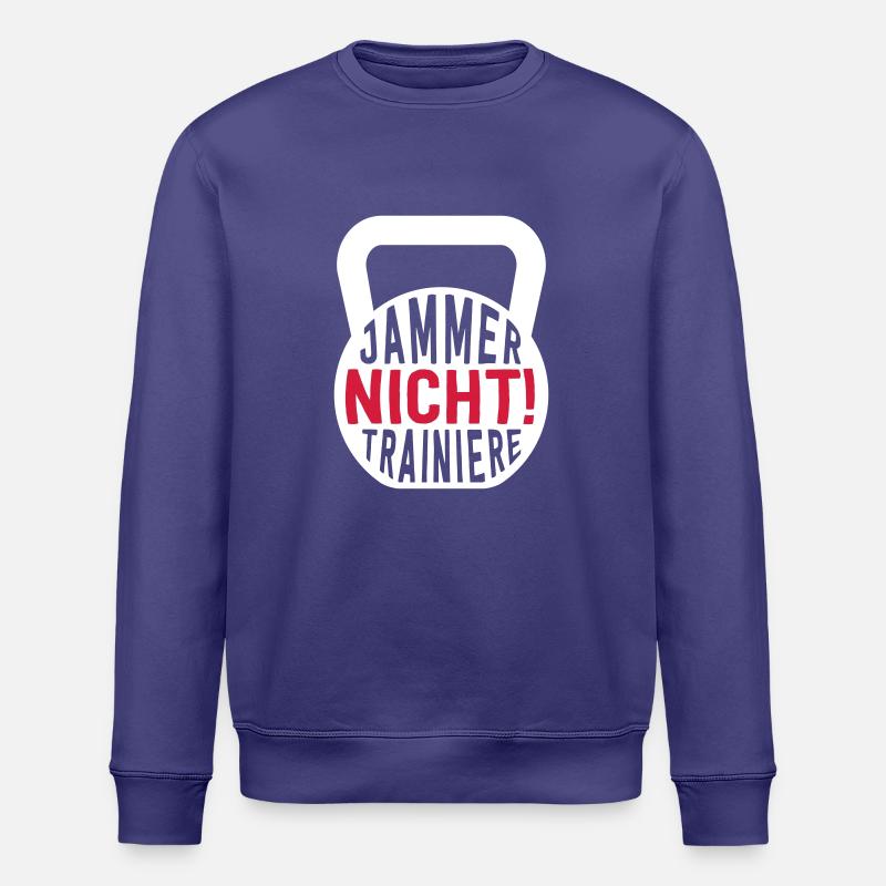 JAMMER NICHT! TRAINIERE - Stanley/Stella Unisex Bio-Sweatshirt ROLLER - Dämmerung