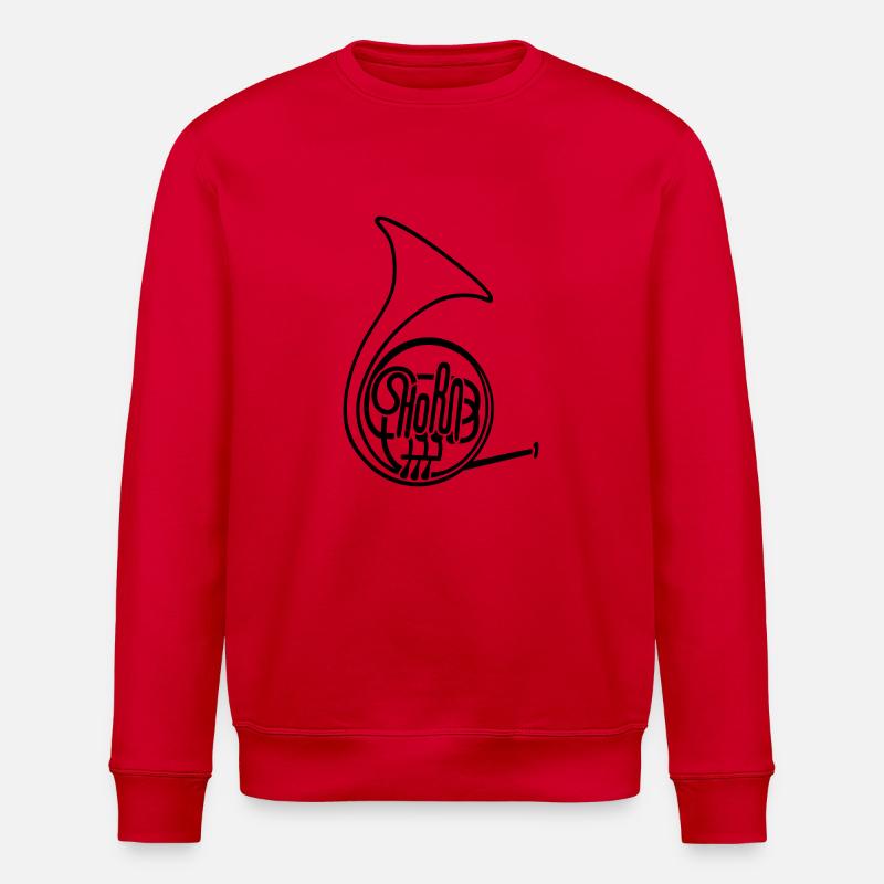 Waldhorn I - Stanley/Stella Unisex Bio-Sweatshirt ROLLER - Rot