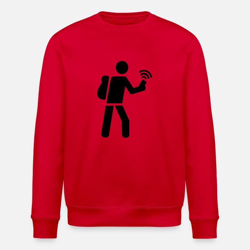 Geocaching - Sweat bio ROLLER Stanley/Stella Unisexe - rouge