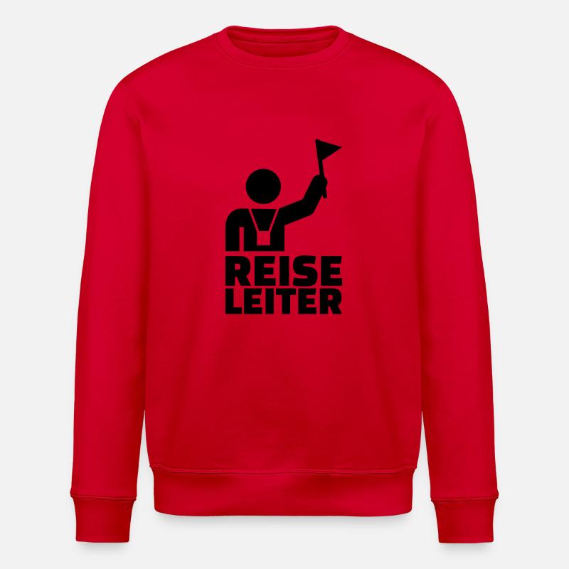 Reiseleiter - Stanley/Stella Unisex Bio-Sweatshirt ROLLER - Rot
