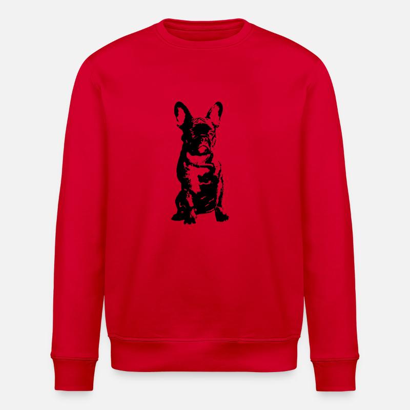 Bully français - Sweat bio ROLLER Stanley/Stella Unisexe - rouge