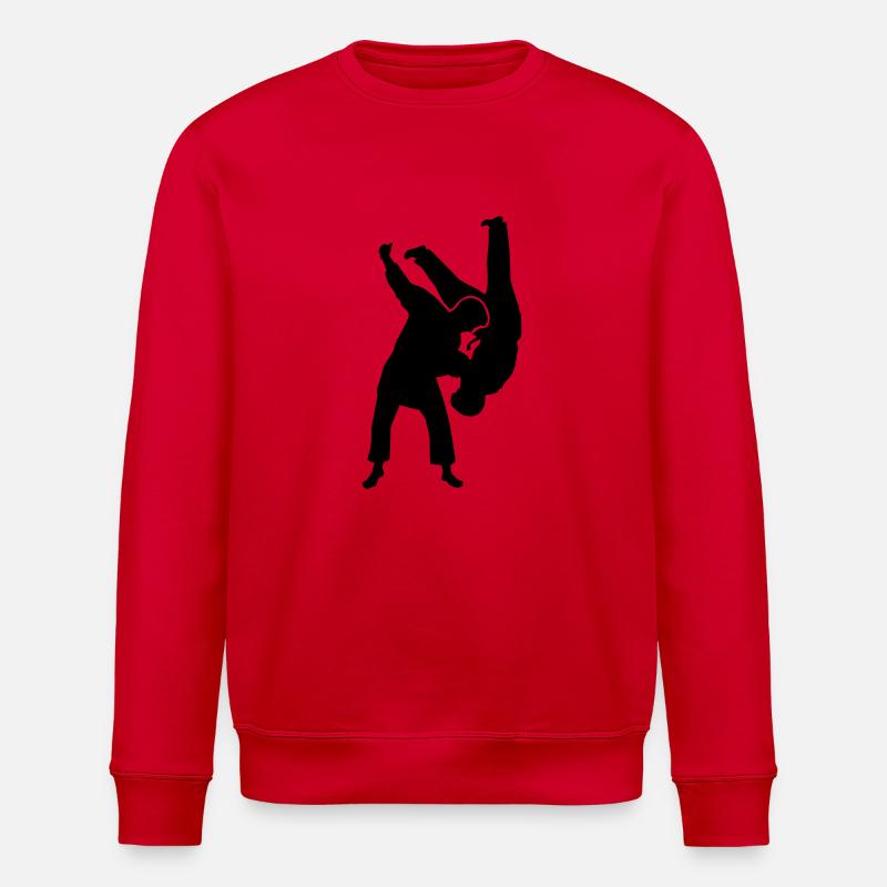 Judo - Sweat bio ROLLER Stanley/Stella Unisexe - rouge