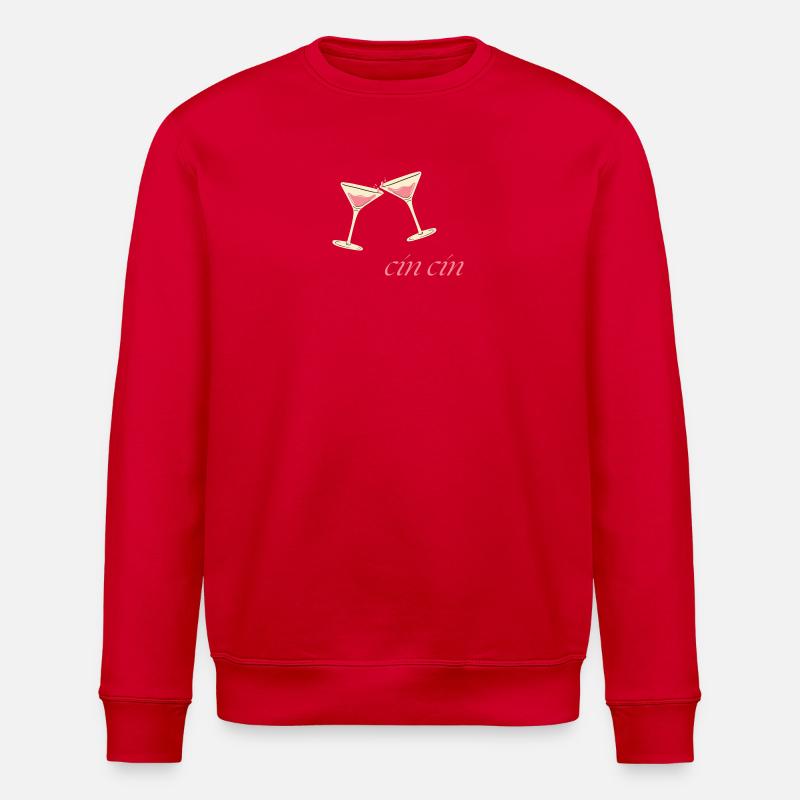 Cin cin - Stanley/Stella Unisex Bio-Sweatshirt ROLLER - Rot