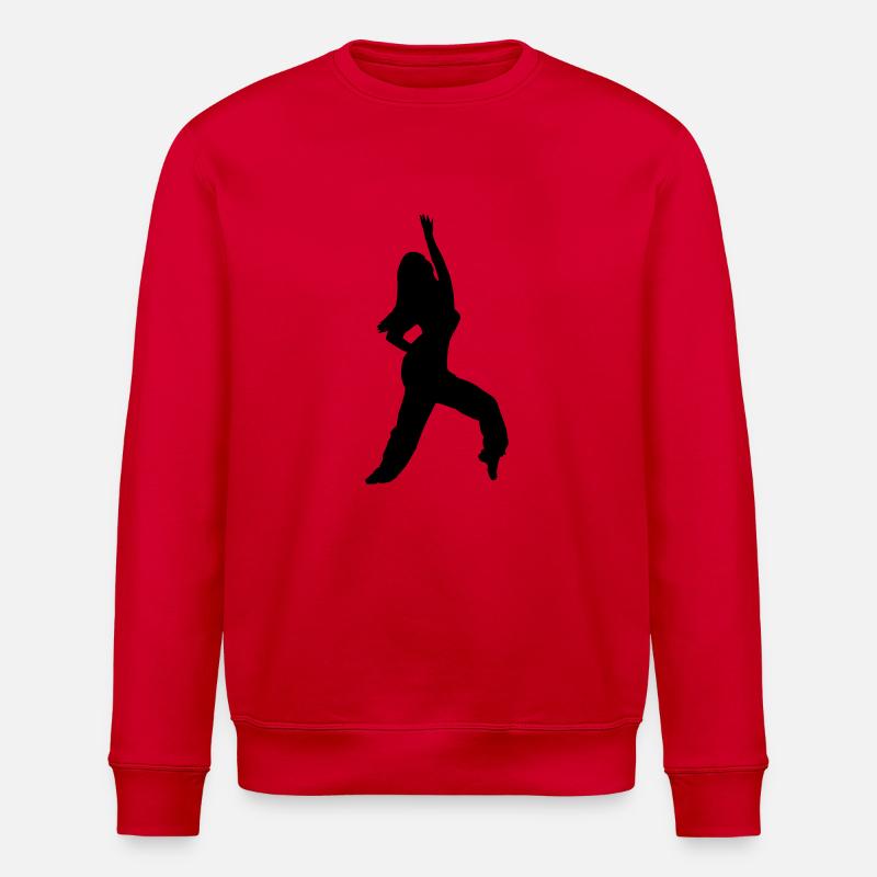 hip hop dancer - Sweat bio ROLLER Stanley/Stella Unisexe - rouge