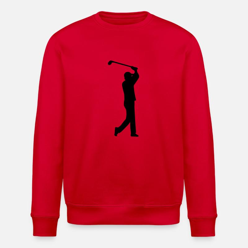 Golf - Stanley/Stella ROLLER Unisex Organic Sweatshirt - red