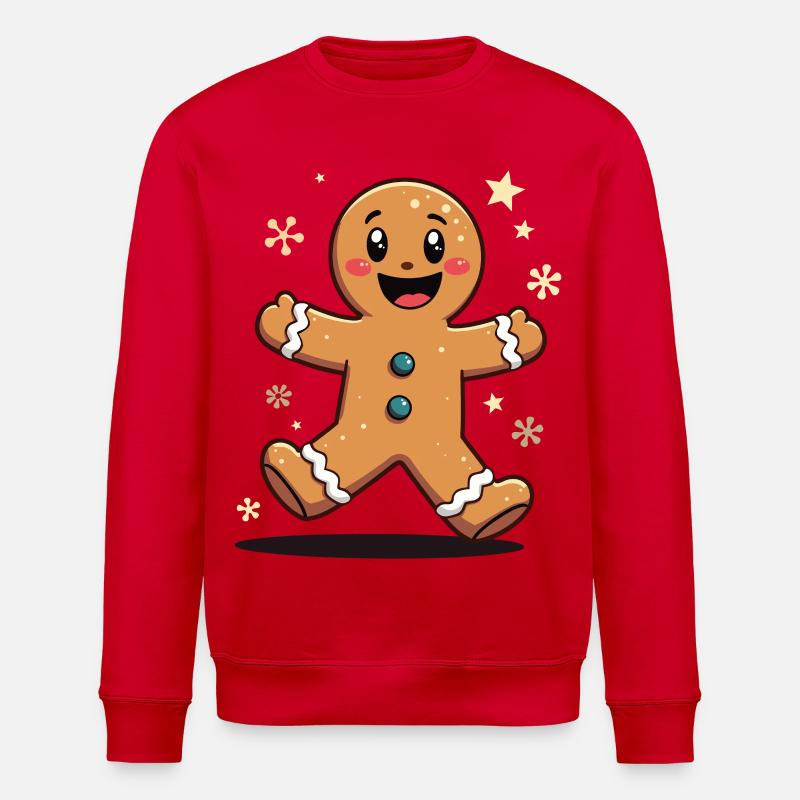 Lebkuchenmann - Stanley/Stella Unisex Bio-Sweatshirt ROLLER - Rot