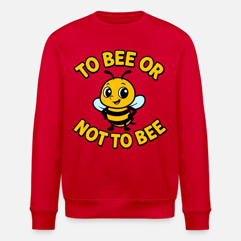 Biene oder nicht Biene - Stanley/Stella Unisex Bio-Sweatshirt ROLLER - Rot