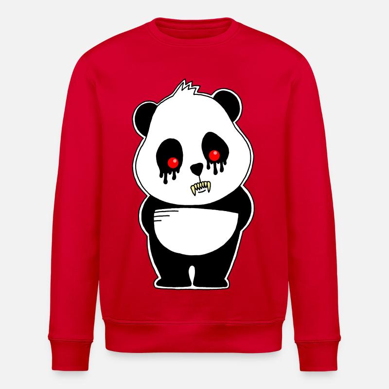 Panda vampire - Sweat bio ROLLER Stanley/Stella Unisexe - rouge