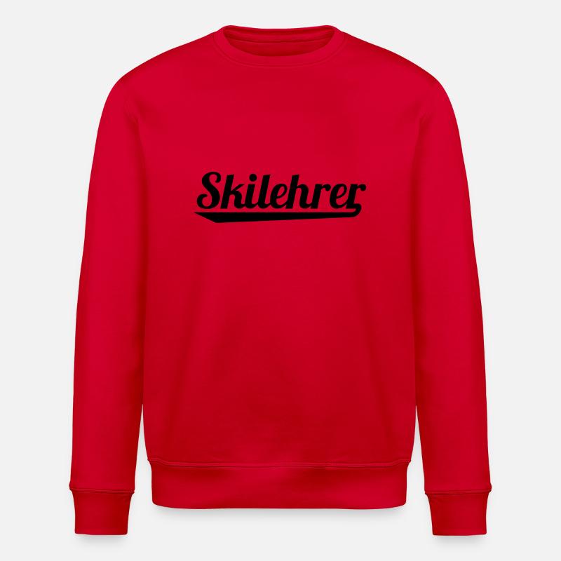 Skilehrer - Stanley/Stella Unisex Bio-Sweatshirt ROLLER - Rot