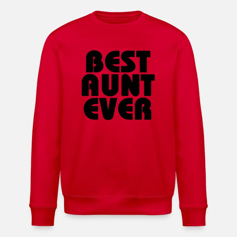 Best Aunt ever - Sweat bio ROLLER Stanley/Stella Unisexe - rouge