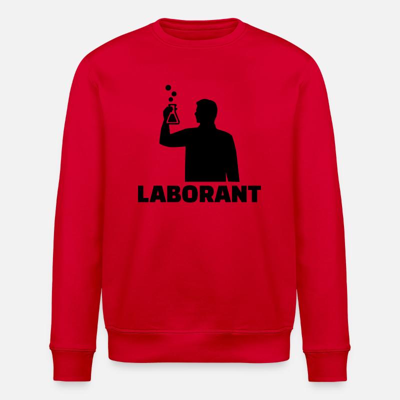 Laborant - Stanley/Stella Unisex Bio-Sweatshirt ROLLER - Rot